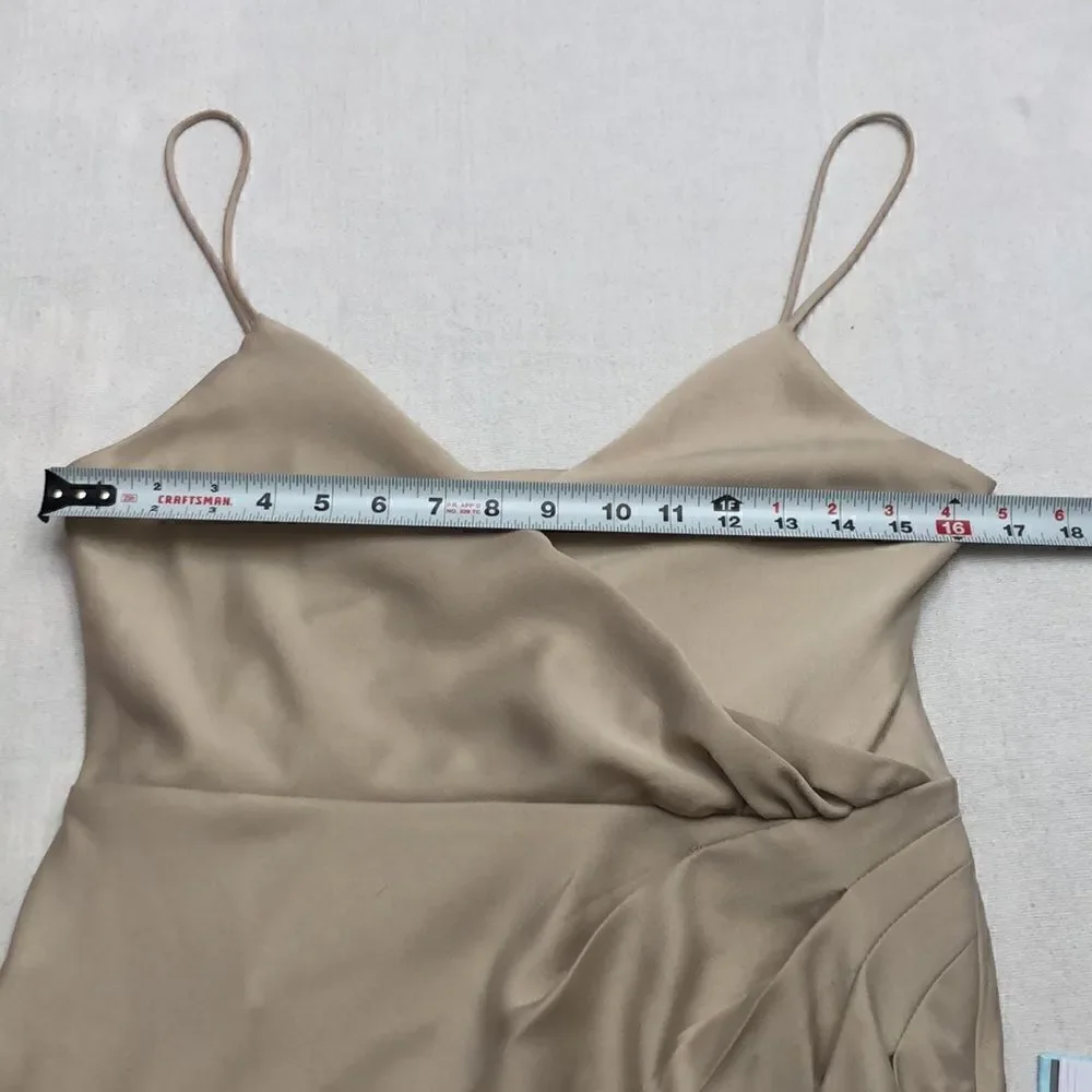 BHLDN freya satin charmeuse dress size 8